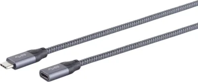 Image de S/CONN maximum connectivity Câble USB C-C--Câble d'extension USB-C®, 3.2 Gen 2, Pro, 1m (13-46020)