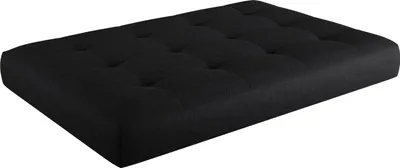 Produktbild von sunnypillow Palettenkissen Verona gesteppt Sitzkissen 120x60x15cm Black