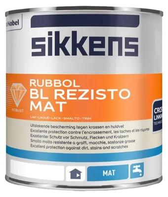 Produktbild von Sikkens Rubbol BL Rezisto matt weiss 2,5 Liter Holzlack Metalllack