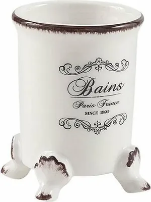 Image de Sapho Amelie - Coupe pour brosses à dents et dentifrice, blanc AM98