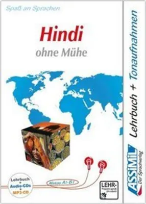 Produktbild von Assimil Hindi ohne Mühe - Lehrbuch + 4 Audio-CDs + 1 mp3-CD