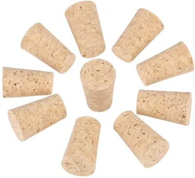 Produktbild von 50 Stück Premium Korken,Weinkorken, Natürliche Weiche Holzkorken Handwerk Ersatzkorken für Wein und Bier 21*40mm