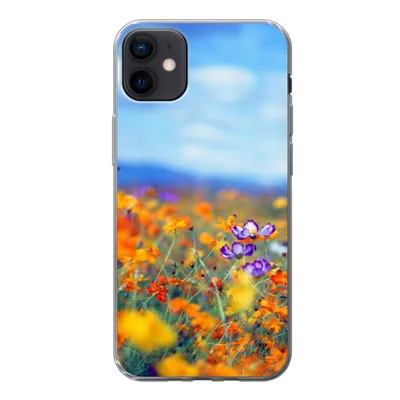 Produktbild von MuchoWow® Handyhülle Schutzhülle Hülle für iPhone 12 mini Kosmos - Farben - Frühling Silikon Softcase Handy Hülle - Bild