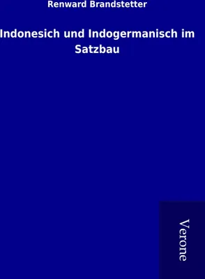 Produktbild von Indonesich und Indogermanisch im Satzbau