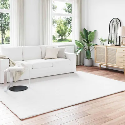 Produktbild von vidaXL Rutschfester Teppich aus Kunstkaninchenfell OLITE Weiß