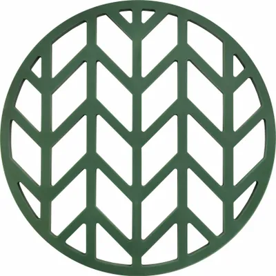 Produktbild von Krumble Untersetzer - Untersetzer hitzebeständig - Untersetzer Silikon - Untersetzer - Pfeile - Durchmesser 14 - Grün