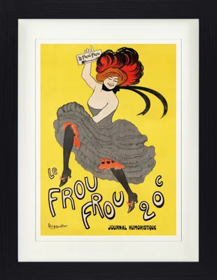 Produktbild von Leonetto Cappiello Gerahmtes Bild Mit Edlem Passepartout | Wand-Bilder | Im Bilderrahmen - Le Frou Frou, 1899 (40 x 30 cm)
