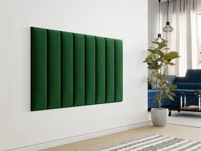 Obrázok produktu pre Čalúnený nástenný panel 80x20 PAG - zelený