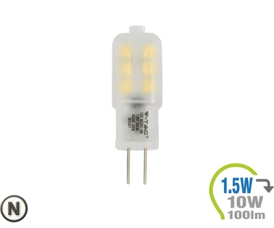 Produktbild von V-TAC LED G4 1.5W Neutralweiss 4000K 100lm (10W)