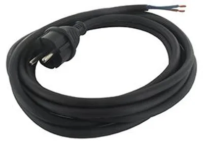 Image de Cordon électrique Caoutchouc 2x1mm2 L: 4,00m.