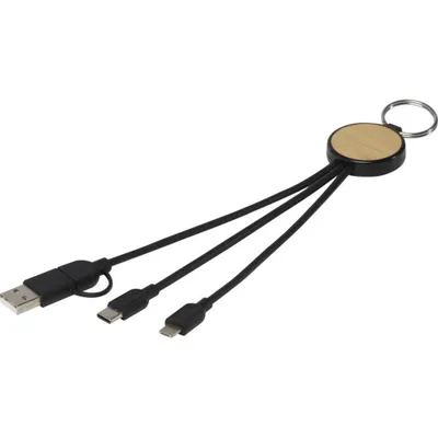 Productafbeelding van Oplaadkabel "Tecta", 6-in-1 PF4402 (universele maat) (zwart)