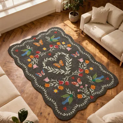 Obrázok produktu pre Conceptum Hypnose, kvalitný koberec, 80 x 200 cm, čierna farba, 100% polyester, protišmykový
