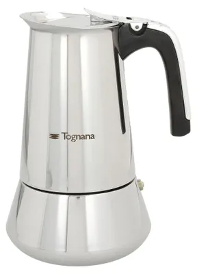 Produktbild von Tognana Riflex Induction Espressokocher 10 Tassen, Edelstahl, Silber