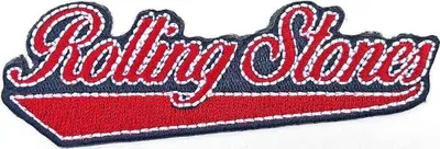 Produktbild von The Rolling Stones Baseball Script Aufnäher zum Aufnähen