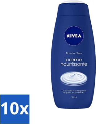 Zdjęcie produktu dla Nivea – Krem pielęgnacyjny – Krem do kąpieli – Wyjątkowy zapach kremu Nivea – 750 ml – Opakowanie ekonomiczne – 10 sztuk