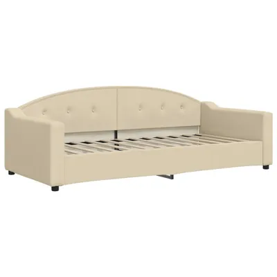 Immagine prodotto di vidaXL Letto da giorno crema 90x200 cm in tessuto