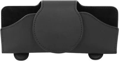 Immagine prodotto di Portaocchiali da sole magnetico per auto in pelle nera