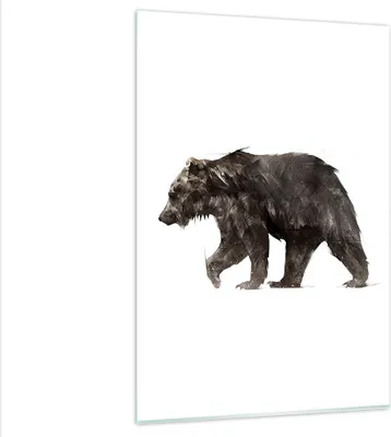 Produktbild von Bilder auf glas - Einteilig - Tier Abstraktion - 80x120cm - Glasbilder - Wandbilder - Bilder - zum Aufhängen bereit - Wanddekoration aus Glas - Glas Bilder - Wandbild auf Glas - GPA80x120-3975