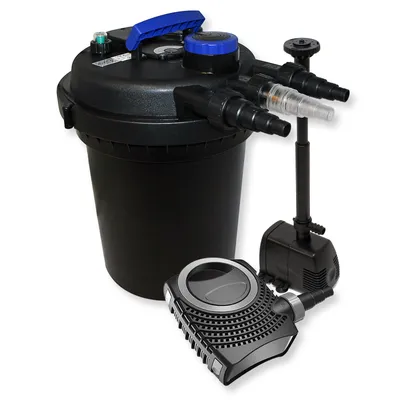 Obrázok produktu pre Sada: Tlakový filter 10000l 11W UVC Čistič jazierka 70W Čerpadlo do jazierka Čerpadlo do fontány