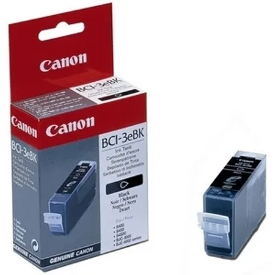 Produktbild von Canon BCI-3EBK, 2-pack, Schwarz, Tinte auf Pigmentbasis, 2 Stück(e), 3000 Seiten, Multipack