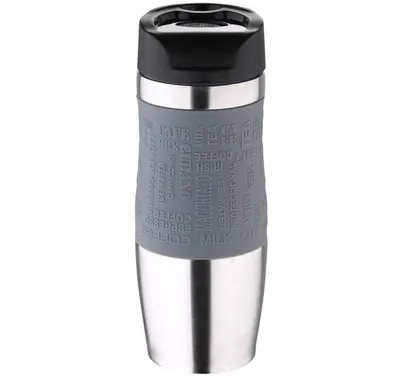 Produktbild von Bergner Thermobecher Thermosbecher Isolierbecher Isolierkanne BG-5958-GY Grau