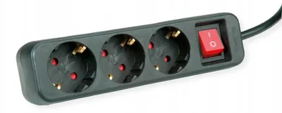 Image de Multiprise Roline 3 prises avec interrupteur 6m