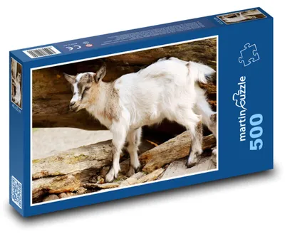 Produktbild von Puzzle 500 Zicklein am Baumstamm - martinpuzzle