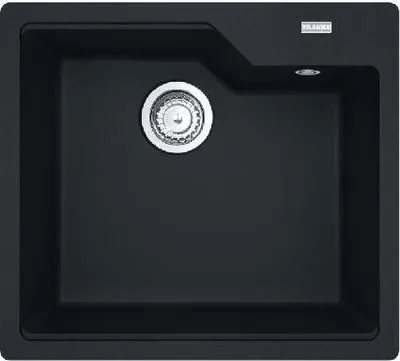 Produktbild von Franke Urban - Fragranit Küchenspüle UBG 610-56, 560x500 mm, schwarz matt 114.0700.066