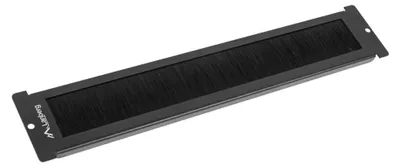 Immagine prodotto di Lanberg AK-1106-B pannello a spazzola per rack 19" FF01 Z LCD montato in passacavi nero