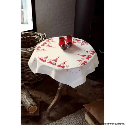 Immagine prodotto di Tovaglia Vervaco "Wichtel", immagine ricamata pre-disegnata