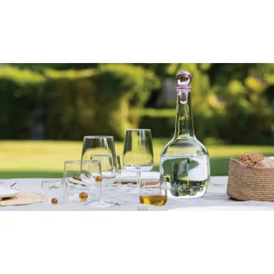 Produktbild von Bilia Tumbler Zafferano Borosilikatglas-Set mit 6 Stück, goldgelbe Farbe