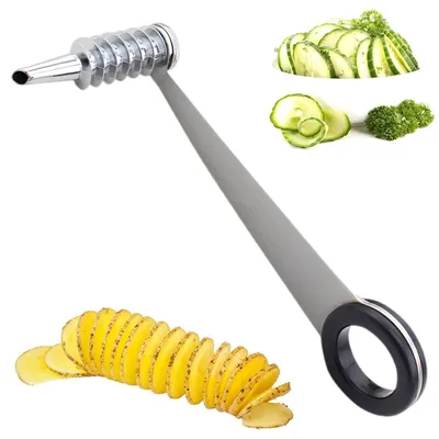 Spiralschneider für Gemüse – Edelstahl, für Kartoffeln & Gurken