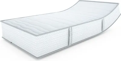 Produktbild von SILVERCARE Matratzenbezug - 160 x 200 x 22 cm - weiß - 100% Polyester - Grammatur: 525 g/m²