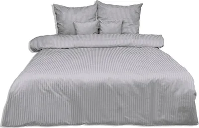 Obrázek produktu pro Ložní povlečení, damašek, 100% bavlna, vysoká kvalita 200x220 světle šedá