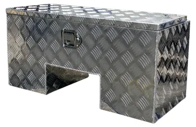 Hliníkový úložný box na príves Toolbox Hliník 818x361x400