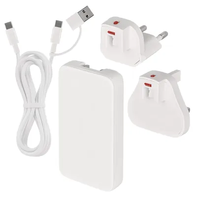 Image de Adaptateur réseau USB GaN PD 65W, avec alimentation secteur et câble