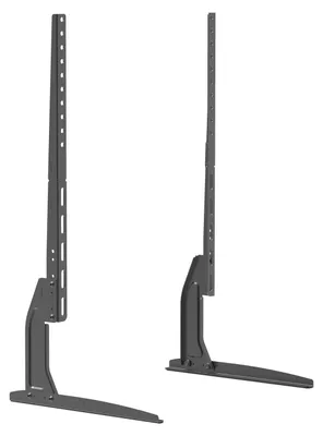 Produktbild von Universelle TV-Standfüße / Beine schwarz - 71 x 35 cm - geeignet für 40" bis 80" Fernseher - stabiler Metallfuß mit VESA-Kompatibilität [39682]