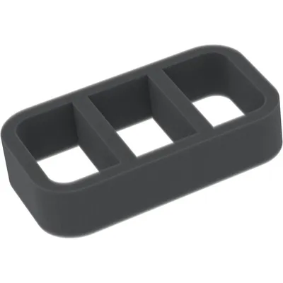 Image de Insert en mousse de 135 x 75 x 30 mm avec 3 compartiments pour miniatures