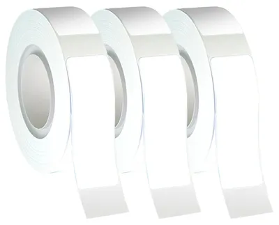 Produktbild von TRANKIELO® - Etikettenband, 3 Rollen, 12 mm x 40 mm - Thermische Etiketten für Phomemo, Marklife und VRETTIHP