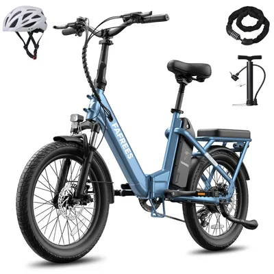 Produktbild von E-Bike Faltrad mit 36 V 25 Ah Akku bis zu 120 km Pedelec Aluminiumlegierung 20 Zoll Klapprad 250 W, Blau