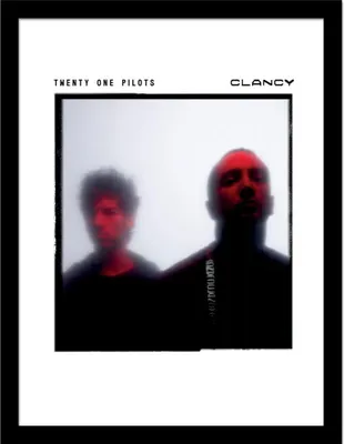 Obrázek produktu pro Twenty One Pilots - zarámovaný plakát "Clancy Red Film" PM11090 (40 cm x 30 cm) (Vícebarevný)