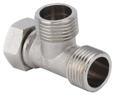 Zdjęcie produktu dla Złącze trójnikowe z gwintem męskim/żeńskim G1/2 Adapter trójnika ze stali nierdzewnej do rur wodnych
