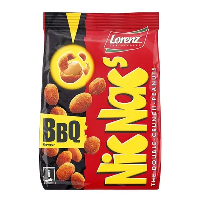 Produktbild von Lorenz NicNacs BBQ Flavour Double Crunch Peanuts Knabbersnack 110g