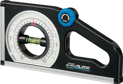 Produktbild von Tajima Winkelmesser/Neigungsmesser (drehbar gelagerter Libelle, Doppelskala für Winkel oder Neigung) – SLT200MY
