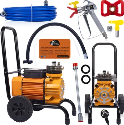 Immagine prodotto di Rosfix Strong Orange Storm SOS03 3500 W, Unità di Verniciatura a Membrana da 0,25 Pollici