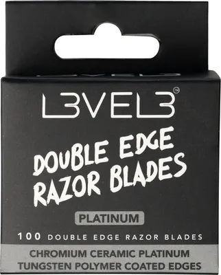 Zdjęcie produktu dla L3VEL3 - Ostrza do golenia Double Edge 100 szt