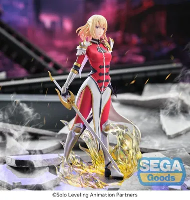Immagine prodotto di Statua in PVC di Cha Hae-In, ispirata a "Solo Leveling XrossLink", altezza 13 cm