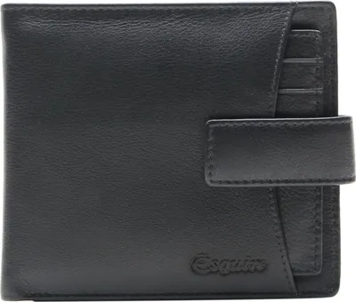 Produktbild von Esquire Leder Geldbörse Kartenhalter RFID Wallet Black schwarz
