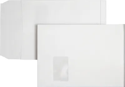 Produktbild von Posthorn Faltentasche C4 Klotzboden mF hk 120g ws 200 St./Pack.