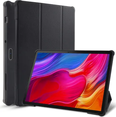 Produktbild von Pritom 10 Zoll Tablet Cover Case Kompatibel mit Pritom Tronpad 10 Zoll Tablet & M10 - Fester Betrachtungswinkel, Standfolie und Rundumschutz